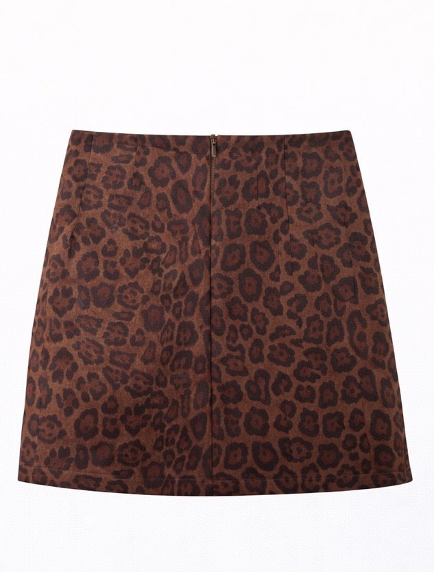 Classic Leopard Mini Skirt